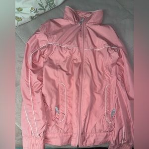 Y2K COLUMBIA PINK WINDBREAKER